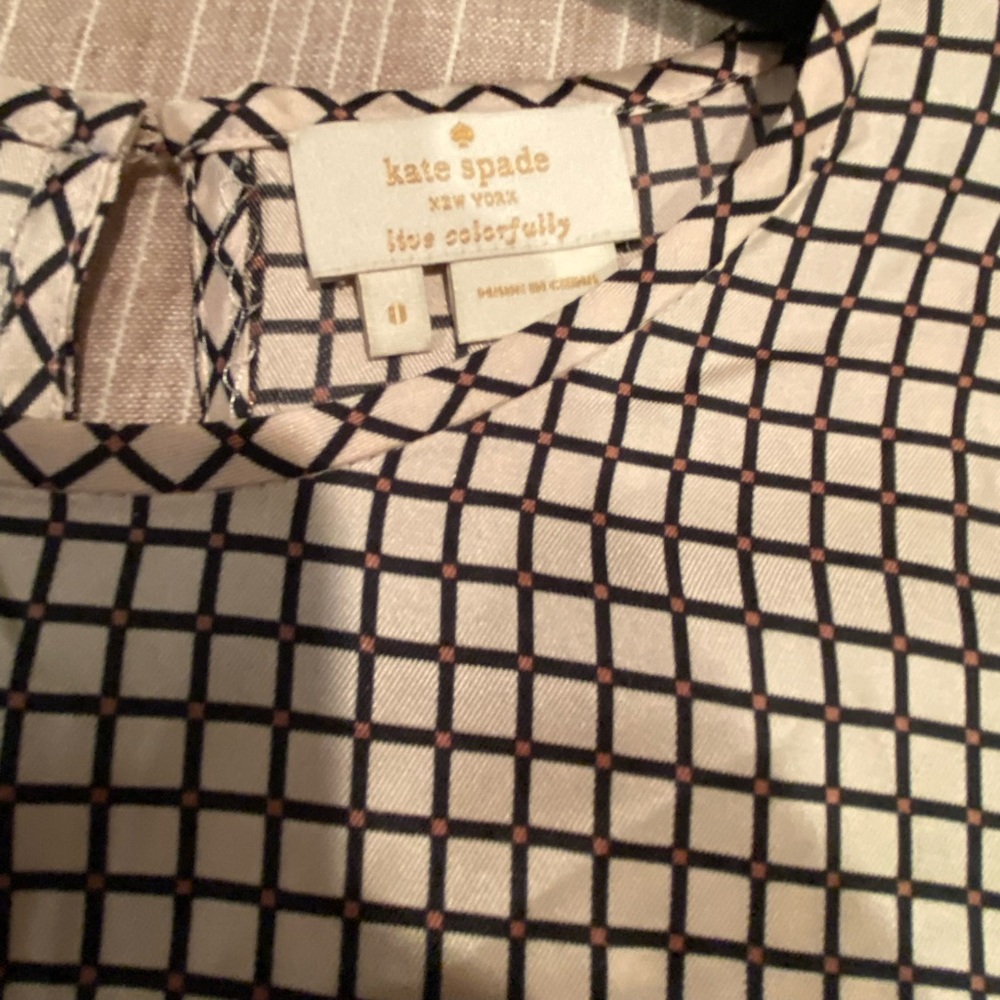 Kate Spade Silk shirt.